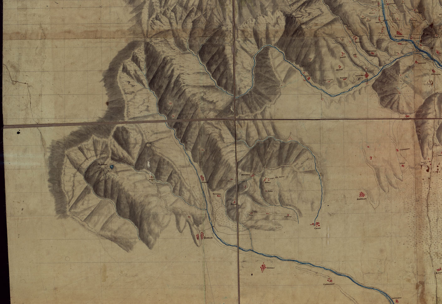 (N:4070) CARTA TOPOGRAFICA DELLA VALLE DEL TOCE E DI QUELLA DI SESIA DALLA LORO ORIGINE SINO AL LAGO MAGGIORE LA PRIMA E' SINO AL PIANO LA SECONDA ALLA SCALA APP. DI 1 A 40.000. (CA002491, CA002492, CA002493, CA002494, CA002495, CA002496, CA002497, CA002498, CA002499, CA002500, CA002501) Carte e stampe antiche: riproduzione a colori su carta (formato A1)
