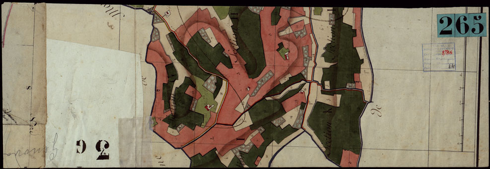 (N:4037) CARTA DI GENOVA E DE SUOI CONTORNI - FOGLIO 9 E RETRO. (CA002897, CA002898) Carte e stampe antiche: riproduzione a colori su carta (formato A1)