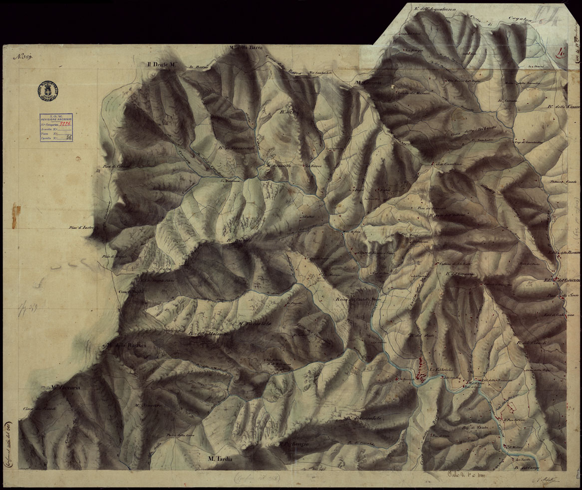 (N:4090) CARTA DI UNA PARTE DELLA RIVIERA DI PONENTE DA VARAZZE A SESTRI - FOGLIO 4. (CA002962) Carte e stampe antiche: riproduzione a colori su carta (formato A1)