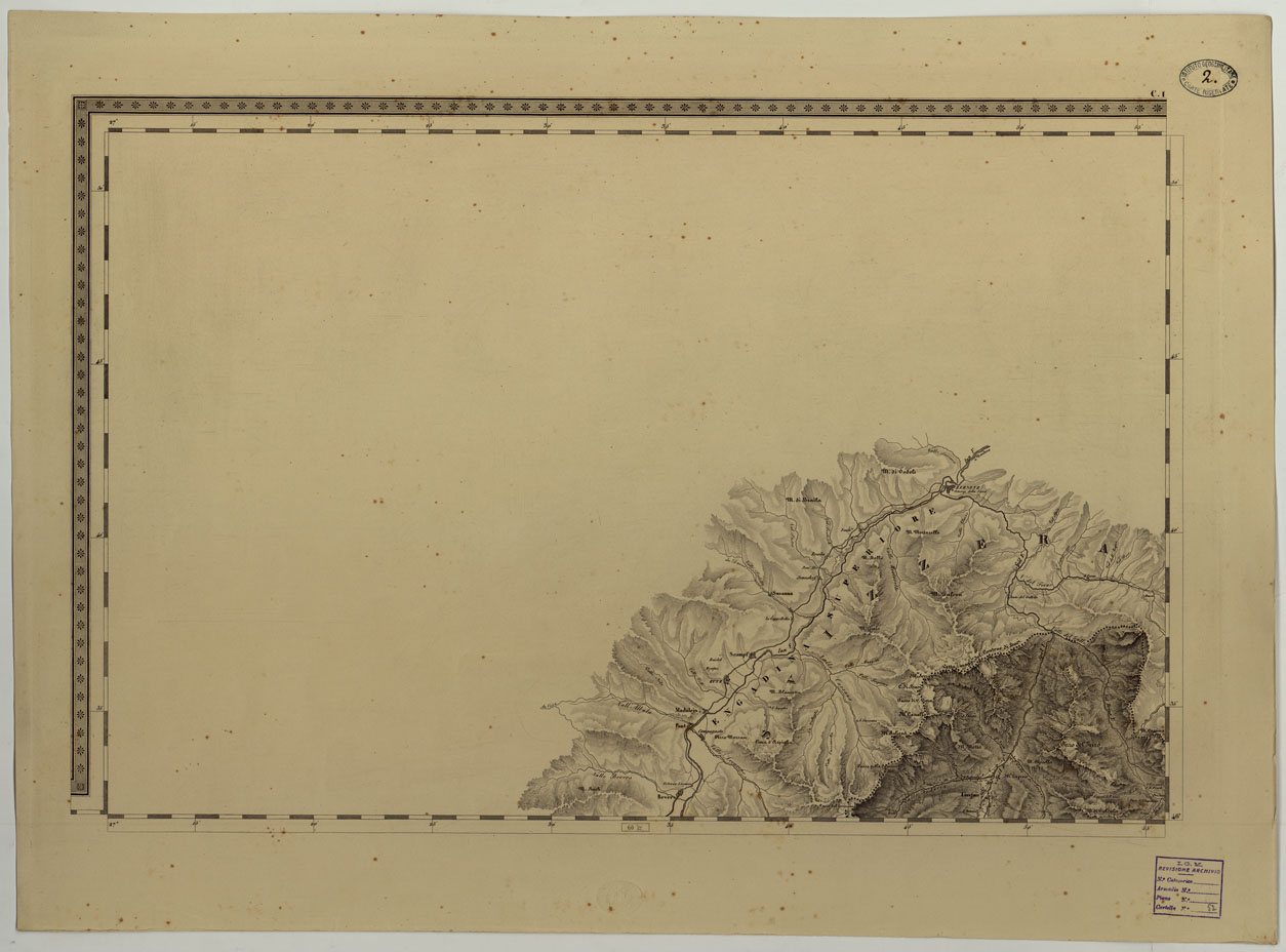 (N:14717) CARTA TOPOGRAFICA DEL REGNO LOMBARDO-VENETO COSTRUTTA SOPRA MISURE ASTRONOMICO-TRIGONOMETRICHE ED INCISA A MILANO NELL'ISTITUTO GEOGRAFICO MILITARE DELL'I.R. STATO MAGGIORE GENARALE AUSTRIACO PUBBLICATA NELL'ANNO - C.1 (CA004345) Carte e stampe antiche: riproduzione a colori su carta (formato A1)