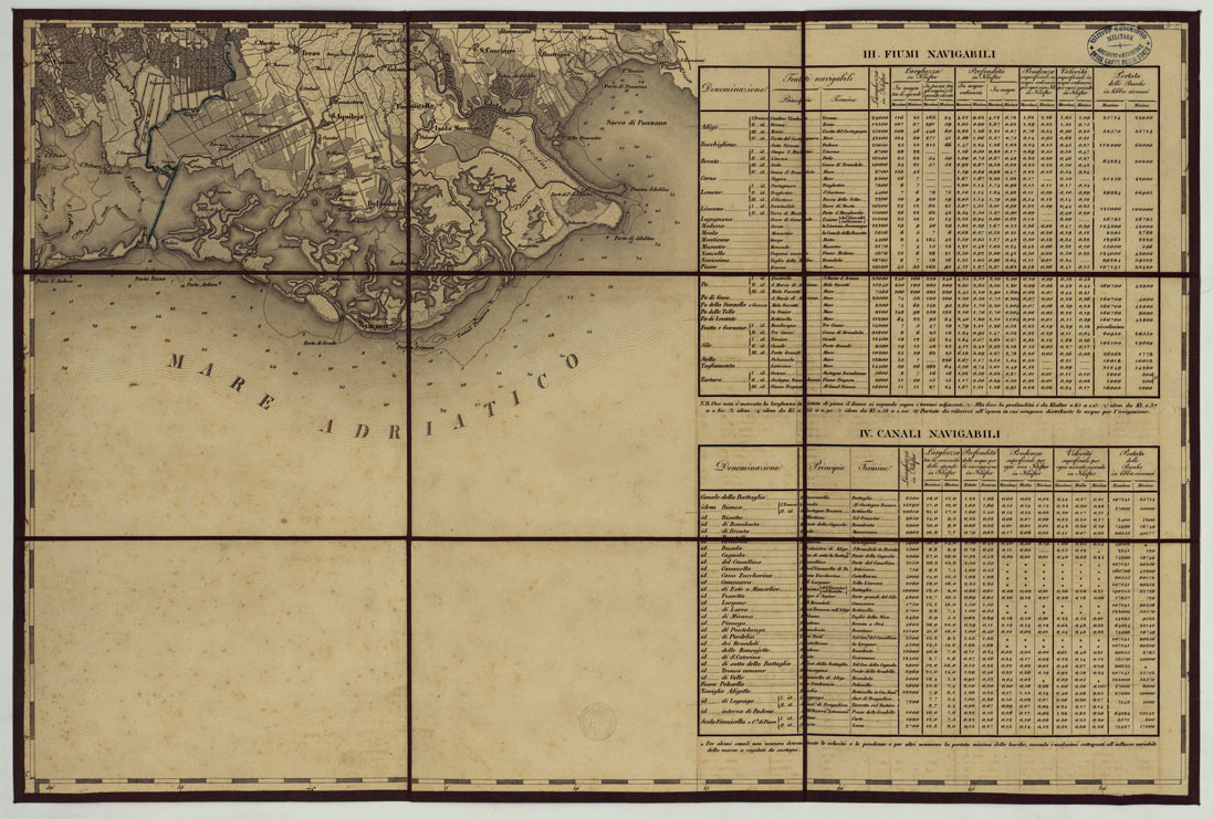 (N:14854) CARTA TOPOGRAFICA REGNO LOMBARDO-VENETO COSTRUTTA SOPRA MISURE ASTRONOMICO-TRIGONOMETRICHE ED INCISA A MILANO NELL'ISTITUO GEOGRAFICO MILTARE DELL'I.R. STATO MAGGIORE GENERALE AUSTRIACO. PUBBLICATA NELL'ANNO 1833 RETTIFICA NELL'ANNO 1856 - FOG.H4. (CA004796) Carte e stampe antiche: riproduzione a colori su carta (formato A1)