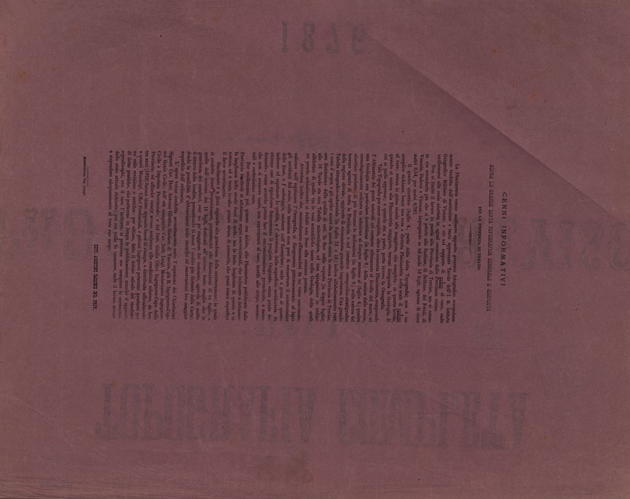 (N:24576) TOPOGRAFIA DELLA PROVINCIA DI TREVISO PER OPERA DELL'ING. ARCH. CIV. D'AGOSTINO CASSINIS MEDIANTE LA FOTOGRAFIA DALLA CARTE DELL'ISTITUTO GEOG. MILIT. DI VIENNA TRADOTTA IN SCALA DI 1 43,200 E RETTIFICATA SECONDO LE VARIAZIONI AVVENUTE FINO AL 1876. (CA004978, CA004979, CA004980, CA004981, CA004982, CA004983, CA004984) Carte e stampe antiche: riproduzione a colori su carta (formato A1)