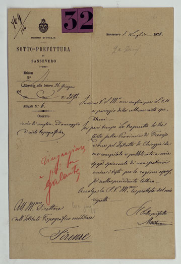 (N:24576) TOPOGRAFIA DELLA PROVINCIA DI TREVISO PER OPERA DELL'ING. ARCH. CIV. D'AGOSTINO CASSINIS MEDIANTE LA FOTOGRAFIA DALLA CARTE DELL'ISTITUTO GEOG. MILIT. DI VIENNA TRADOTTA IN SCALA DI 1 43,200 E RETTIFICATA SECONDO LE VARIAZIONI AVVENUTE FINO AL 1876. (CA004978, CA004979, CA004980, CA004981, CA004982, CA004983, CA004984) Carte e stampe antiche: riproduzione a colori su carta (formato A1)