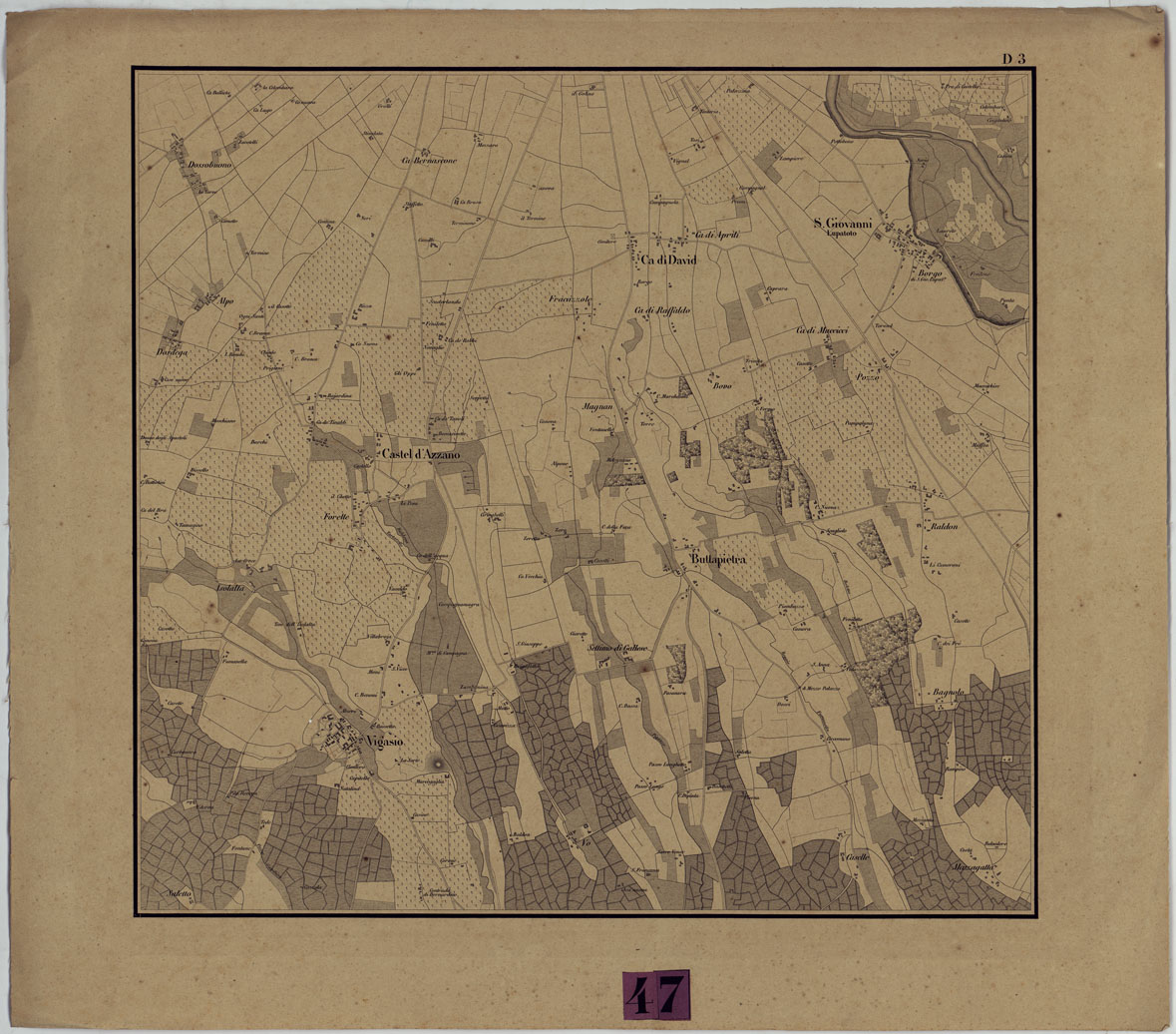 (N:8561) CARTE POUR SERVIR A L'INTELLIGENCE DES OPERATIONS MILITAIRES ENTRE LE CHIESE ET L'ADIGE GRAVEE SUR PIERRE PAR REGNER ET DOURDET 8 PASSAGE S.TE MARIE (R. DU BAC.) A' PARIS - TAVOLA D.3 (CA005234) Carte e stampe antiche: riproduzione a colori su carta (formato A1)