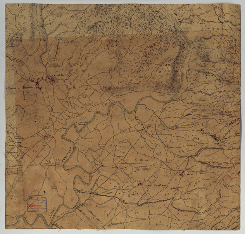 (N:12724) MINUTE ORIGINALI DI CAMPAGNA DELLE LEVATE AL 20.000 DELLA CARTA  DEL REAME DI NAPOLI ANNESSI GRAFICI E SCHIZZI DI NESSUN VALORE (CA006427) Carte e stampe antiche: riproduzione a colori su carta (formato A1)