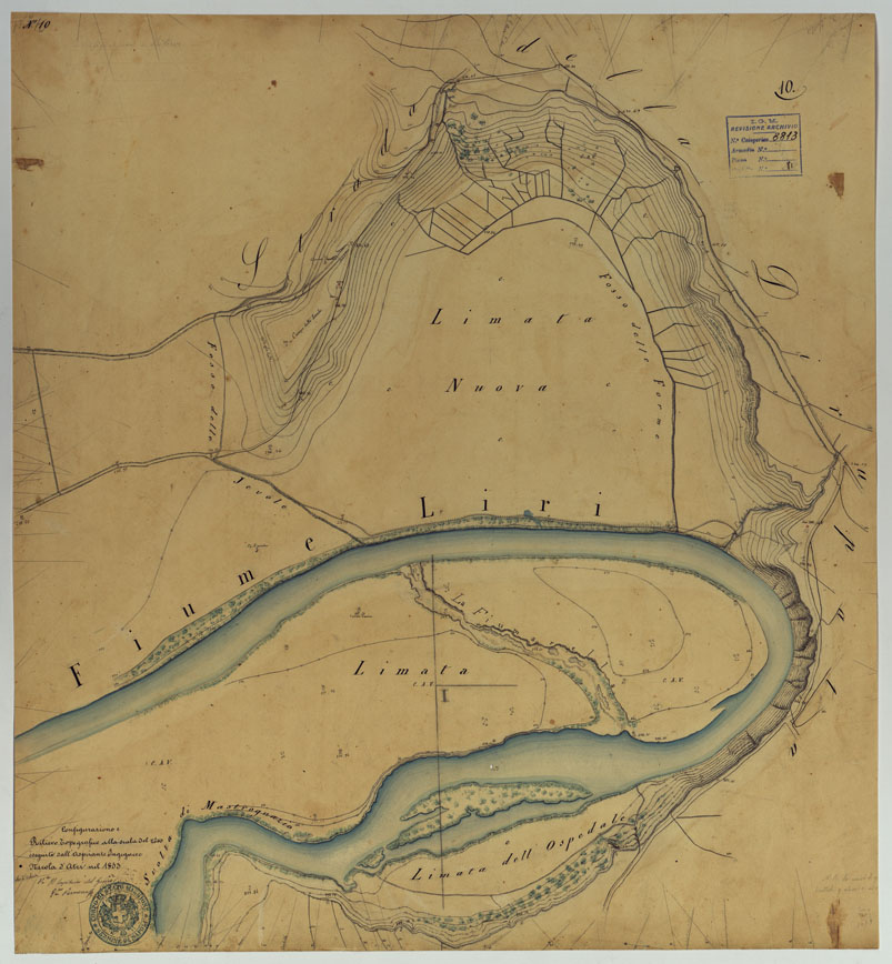(N:10802) ISOLETTA E DINTORNI -TAVOLA 10. (CA006669) Carte e stampe antiche: riproduzione a colori su carta (formato A1)
