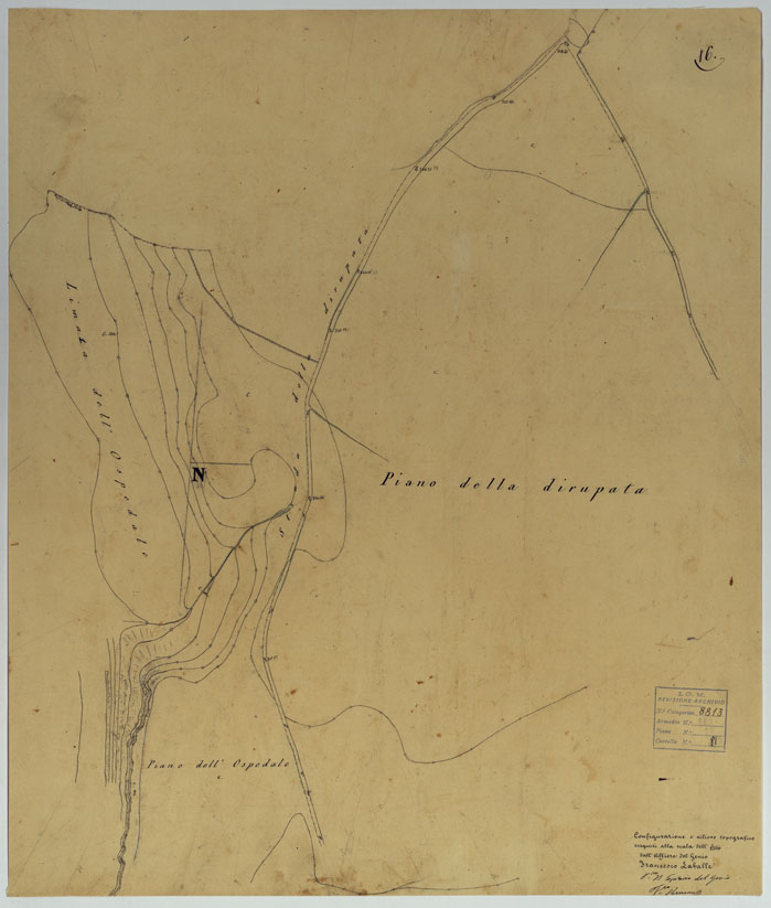 (N:10808) ISOLETTA E DINTORNI -TAVOLA 16. (CA006675) Carte e stampe antiche: riproduzione a colori su carta (formato A1)