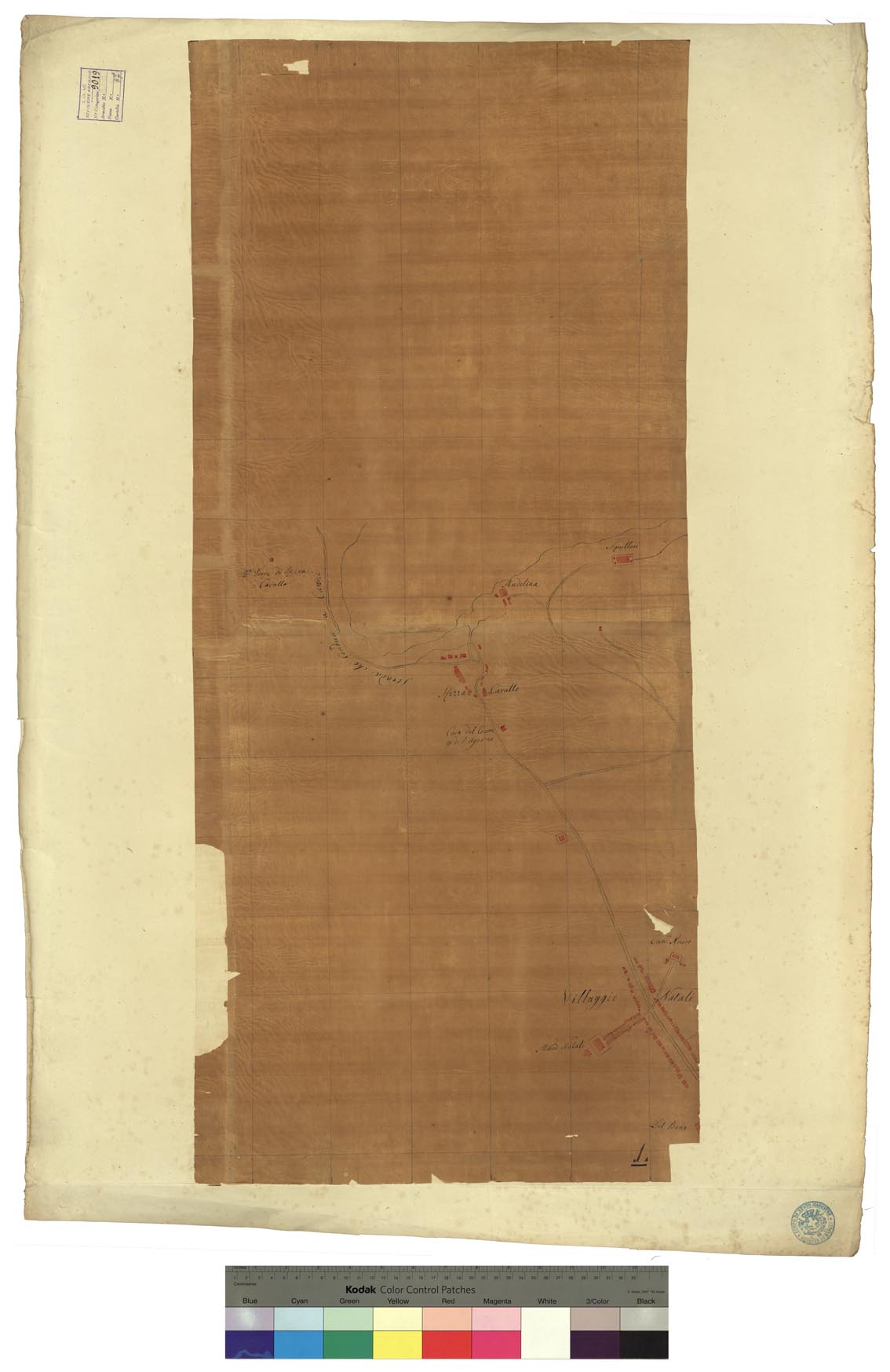 (N:17079) CARTA TOPOGRAFICA DEL REAL SITO DE COLLI AL NORD DELLA CITTA' DI PALERMO, DE SUOI AGGREGATI, E DELLE REALI RISERVE ADIACENTI LEVATE PER ORDINE DI S.M. FERDINANDO I RE DEL REGNO DELLE DUE SICILIE - Foglio 1 (CA007170) Carte e stampe antiche: riproduzione a colori su carta (formato A1)