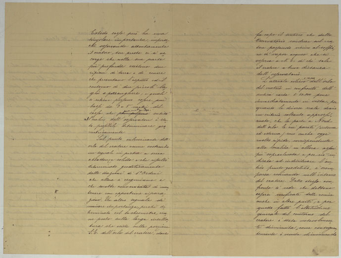 (N:9813) RILIEVO DEL CRATERE DEL MONTE ETNA ESEGUITO NELL'ANNO 1897 + RELAZIONE SUL RILIEVO. (CA007427, CA007428, CA007429, CA007430, CA007431, CA007432) Carte e stampe antiche: riproduzione a colori su carta (formato A1)
