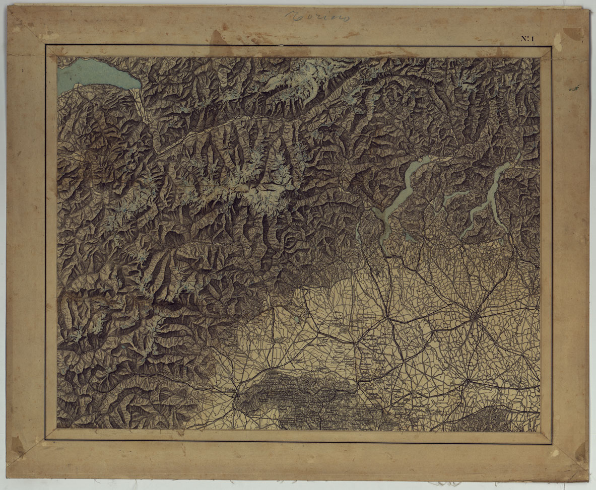 (N:25289) TORINO. (CA007739) Carte e stampe antiche: riproduzione a colori su carta (formato A1)