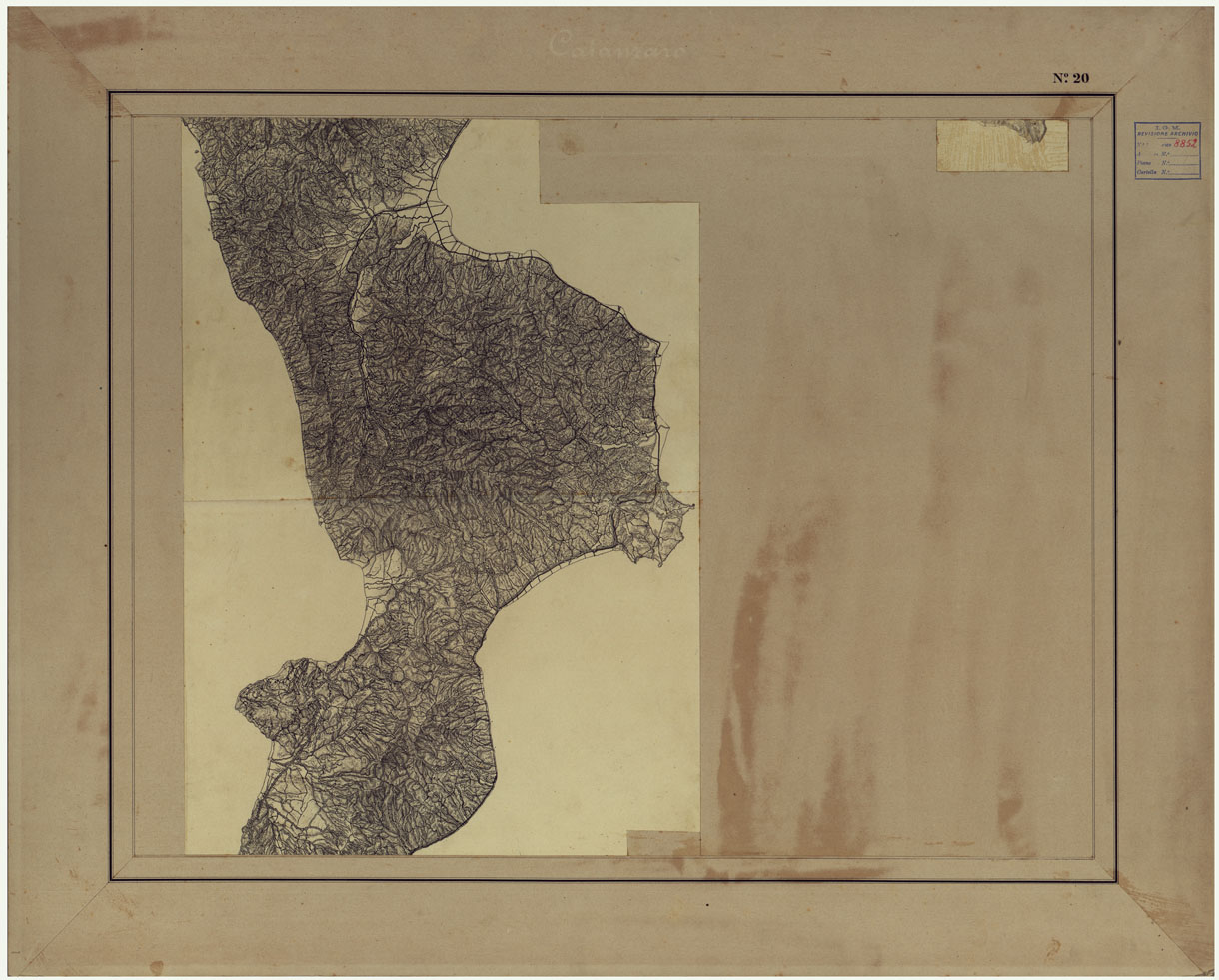 (N:25311) CATANZARO. (CA007768) Carte e stampe antiche: riproduzione a colori su carta (formato A1)