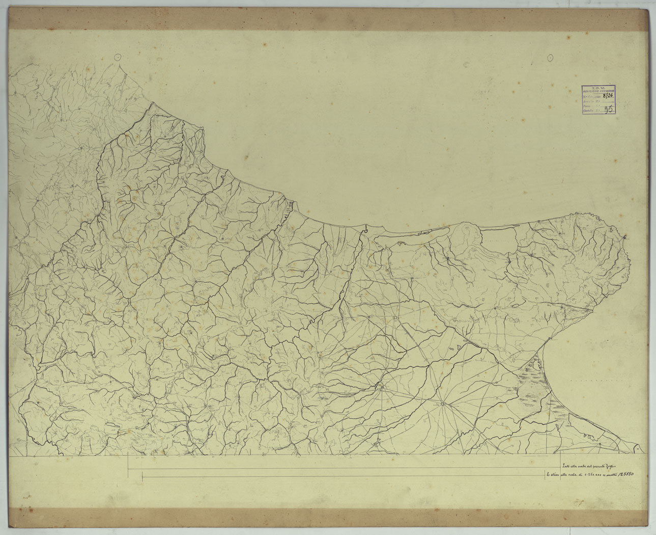 (N:17286) CARTA PER LA MONOGRAFIA DELLA CAPITANATA - Foglio nord-bleu

 (CA007828) Carte e stampe antiche: riproduzione a colori su carta (formato A1)