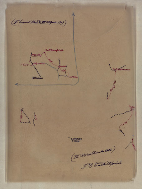 (N:25386) CARTA ITINERRIA D'ITALIA PER GLI ALPINI NORMALI D'ARCHIVIO CON AGGIORNAMENTO FINO AL 1910 EDIZIONE COMPLETA ANNO 1909 - FOGLIO 8 AMPEZZO. (CA007887, CA007888, CA007889, CA007890, CA007891) Carte e stampe antiche: riproduzione a colori su carta (formato A1)