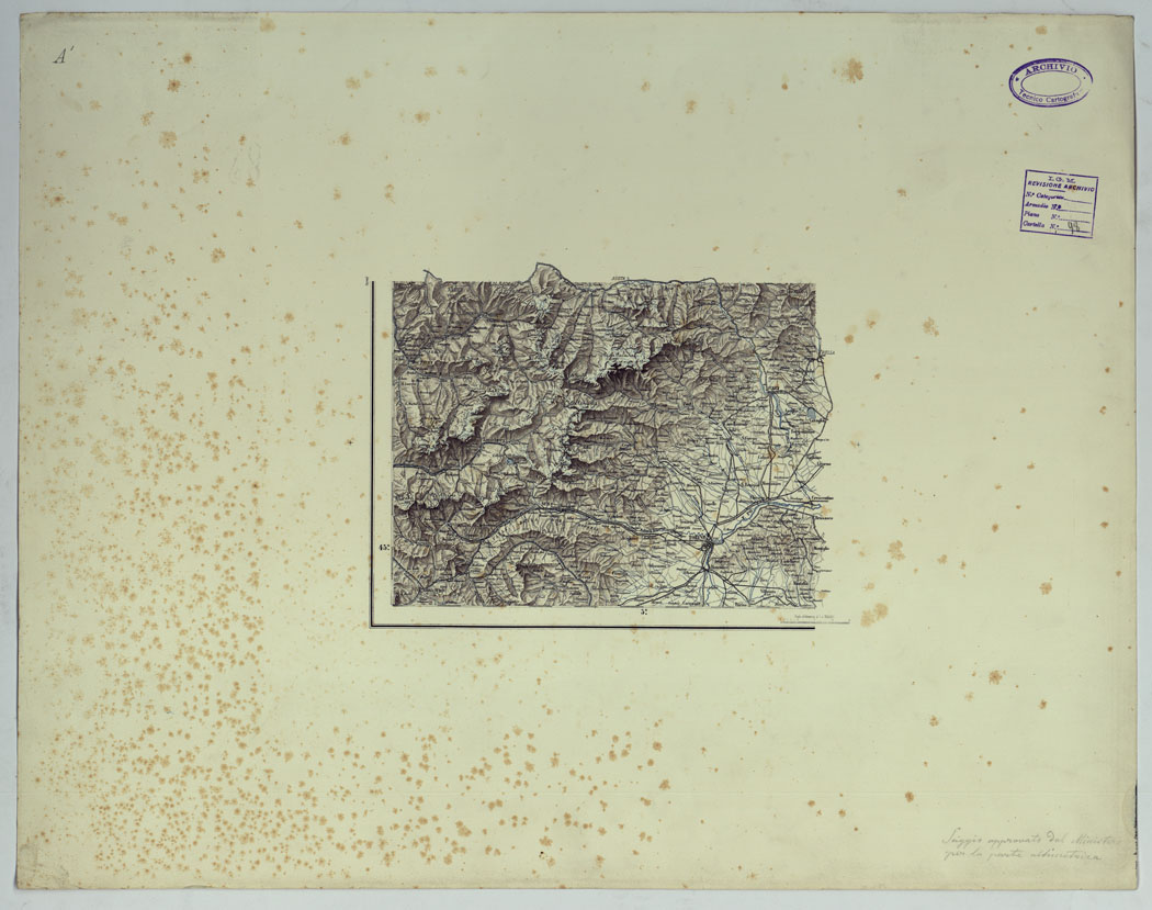 (N:17613) CARTE STAMPATE DAI SAGGI - NA' (CA008115) Carte e stampe antiche: riproduzione a colori su carta (formato A1)