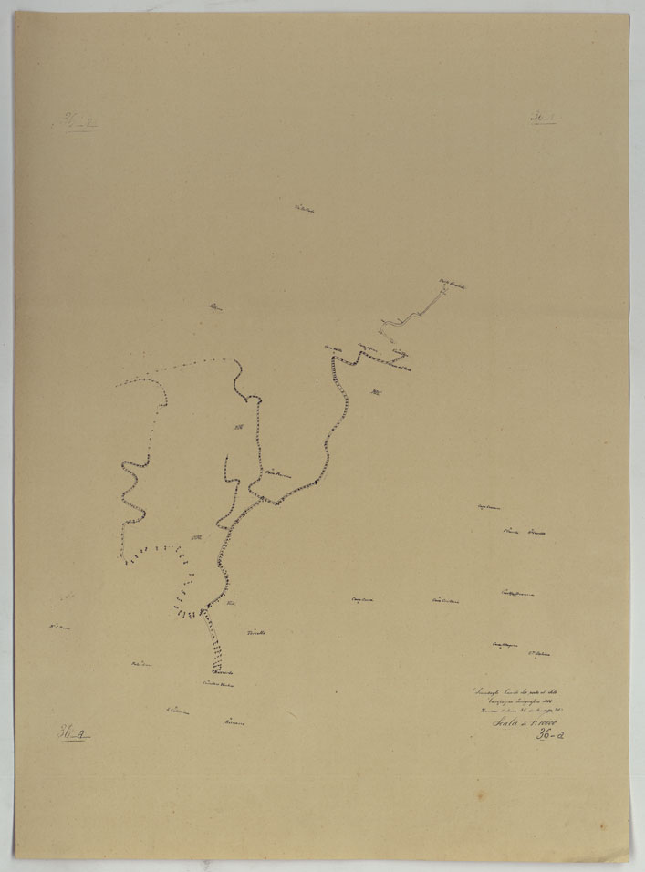 (N:25379) CARTA DEALLA LAGUNA VENETA MINUTA DI CAMPAGNA N36A. (CA008226) Carte e stampe antiche: riproduzione a colori su carta (formato A1)