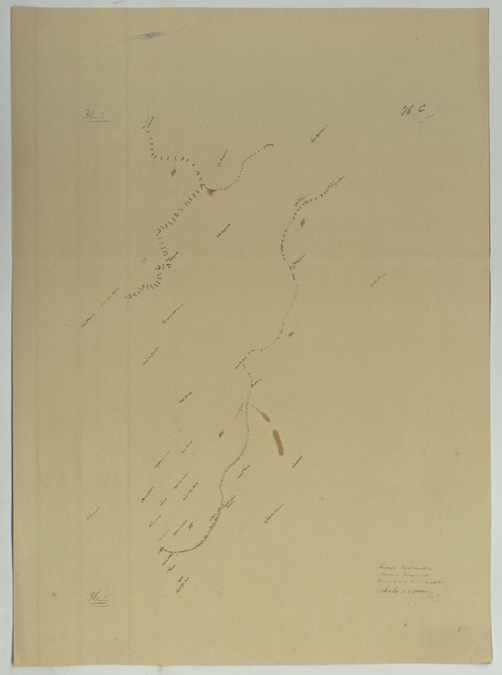 (N:25381) CARTA DELLA LAGUNA VENETA MINUTA DI CAMPAGNA N36C. (CA008228) Carte e stampe antiche: riproduzione a colori su carta (formato A1)