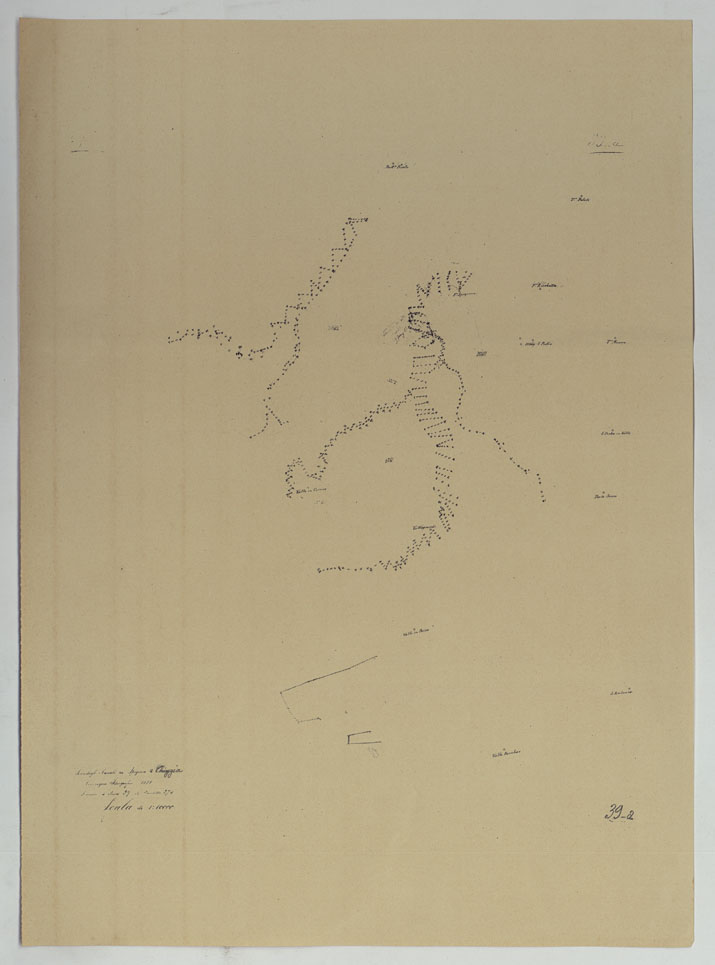 (N:25383) CARTA DELLA LAGUNA VENETA MINUTA DI CAMPAGNA N39A. (CA008230) Carte e stampe antiche: riproduzione a colori su carta (formato A1)