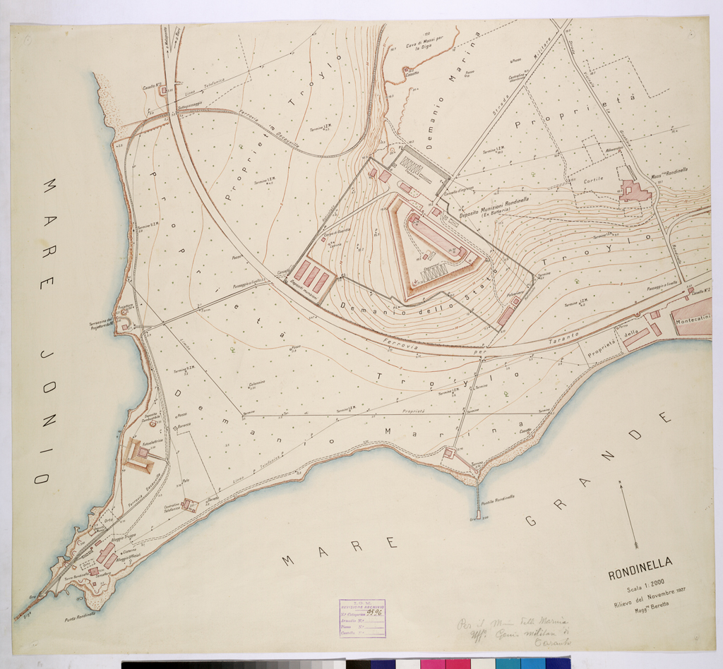 (N:26176) RONDINELLA. (CA009385) Carte e stampe antiche: riproduzione a colori su carta (formato A1)