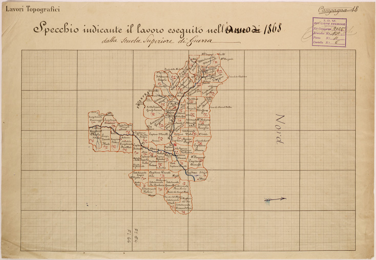 (N:28131) VALLE DORIA E BARDONECCHIA - QUADRO D'UNIONE (SE001868) Carte e stampe antiche: riproduzione a colori su carta (formato A2)