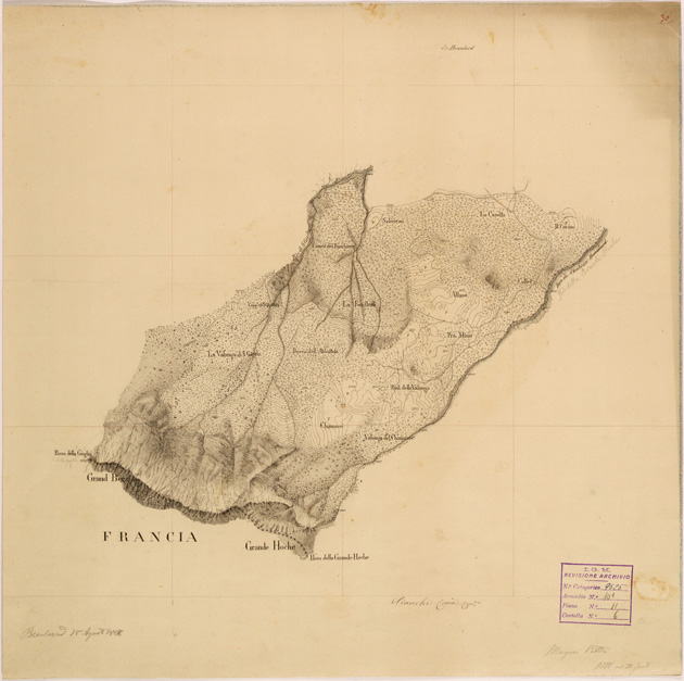 (N:28184) VALLE DORIA E BARDONECCHIA - FOGLIO 30 (SE001898) Carte e stampe antiche: riproduzione a colori su carta (formato A2)