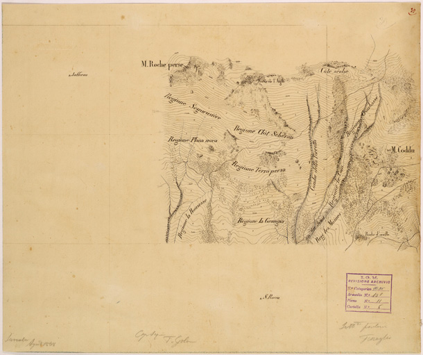 (N:28196) VALLE DORIA E BARDONECCHIA - FOGLIO 39
 (SE001907) Carte e stampe antiche: riproduzione a colori su carta (formato A2)