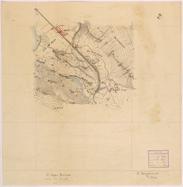 (N:28239) VALLE DORIA ( MONCENISIO - NOVALESA - VALLETTE - PELVO ) - FOGLIO 09 (SE001930) Carte e stampe antiche: riproduzione a colori su carta (formato A2)