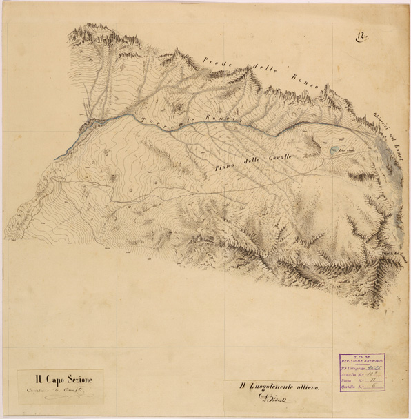 (N:28242) VALLE DORIA ( MONCENISIO - NOVALESA - VALLETTE - PELVO ) - FOGLIO 12 (SE001933) Carte e stampe antiche: riproduzione a colori su carta (formato A2)