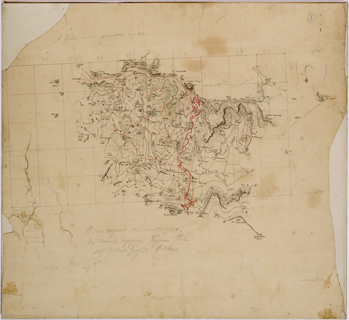 (N:28512) AMBA ALAGI - TAVOLA 1 (SE002277) Carte e stampe antiche: riproduzione a colori su carta (formato A2)