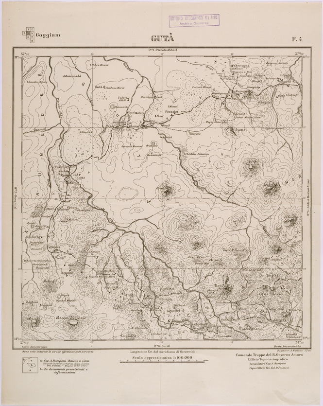 (N:28523) GOGGIAM FOGLIO 4 GUTA' (SE002284) Carte e stampe antiche: riproduzione a colori su carta (formato A2)