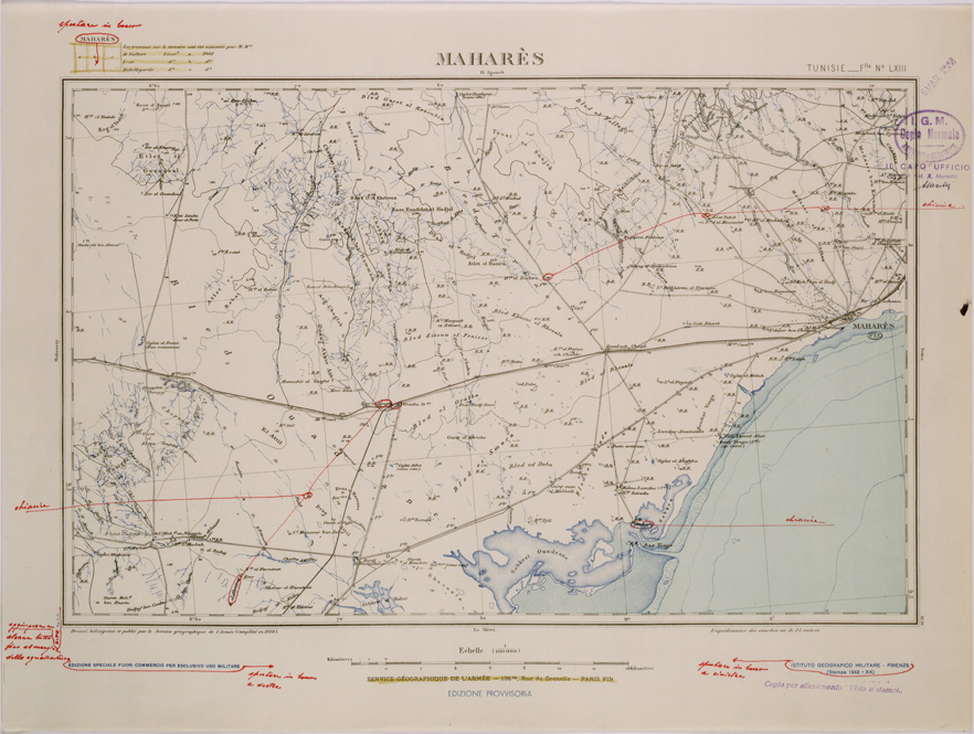 (N:28948) MAHARES - FOGLIO LXIII. (SE002759) Carte e stampe antiche: riproduzione a colori su carta (formato A2)