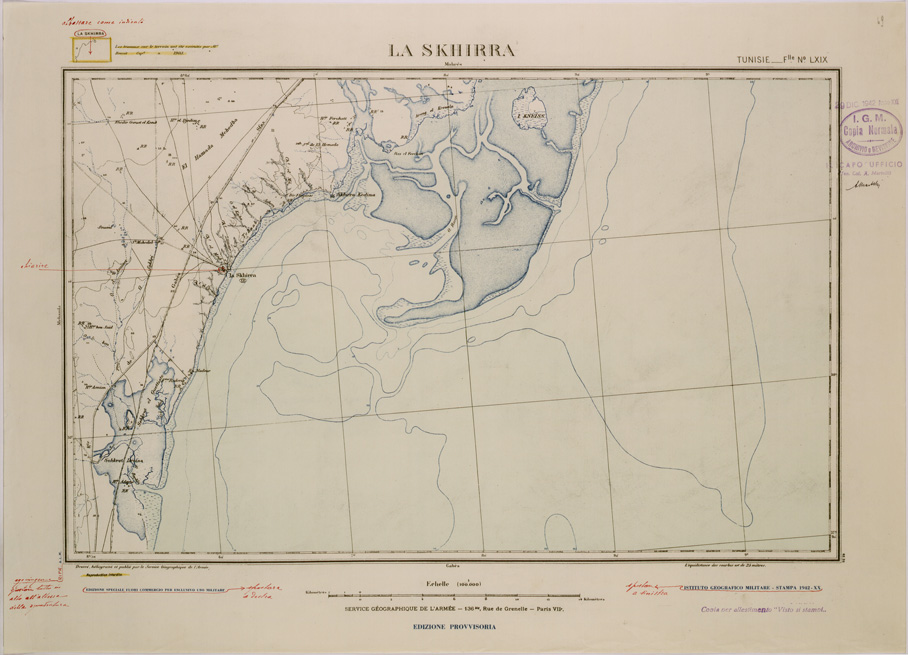 (N:28955) LA SKHIRRA - FOGLIO LXIX. (SE002765) Carte e stampe antiche: riproduzione a colori su carta (formato A2)