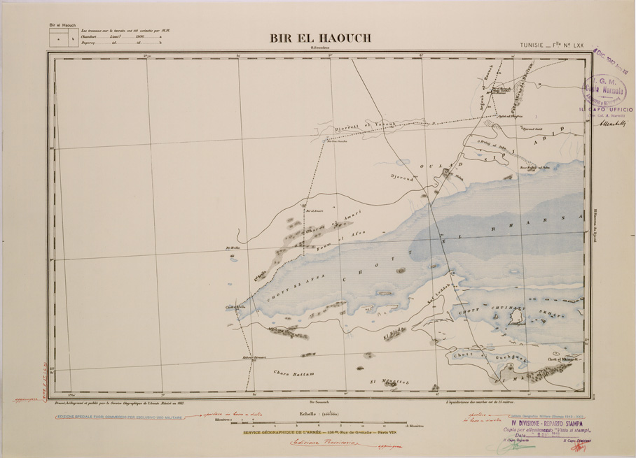 (N:28956) BIR EL HAOUCH - FOGLIO LXX. (SE002766) Carte e stampe antiche: riproduzione a colori su carta (formato A2)