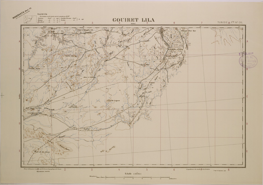(N:29028) GOUIRET LILA - FOGLIO CXL. (SE002815) Carte e stampe antiche: riproduzione a colori su carta (formato A2)