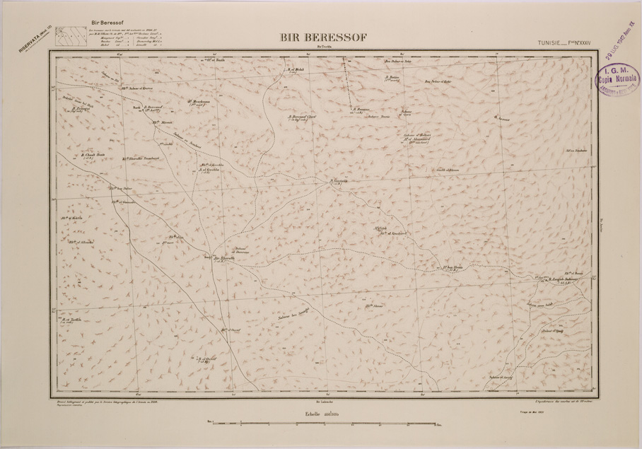 (N:29105) BIR BERESSOF - FOGLIO XXXIV. (SE002886) Carte e stampe antiche: riproduzione a colori su carta (formato A2)