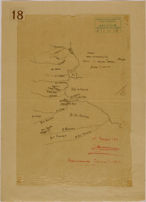 (N:30527) GOLFO DI BOMBA. (SE004556) Carte e stampe antiche: riproduzione a colori su carta (formato A2)