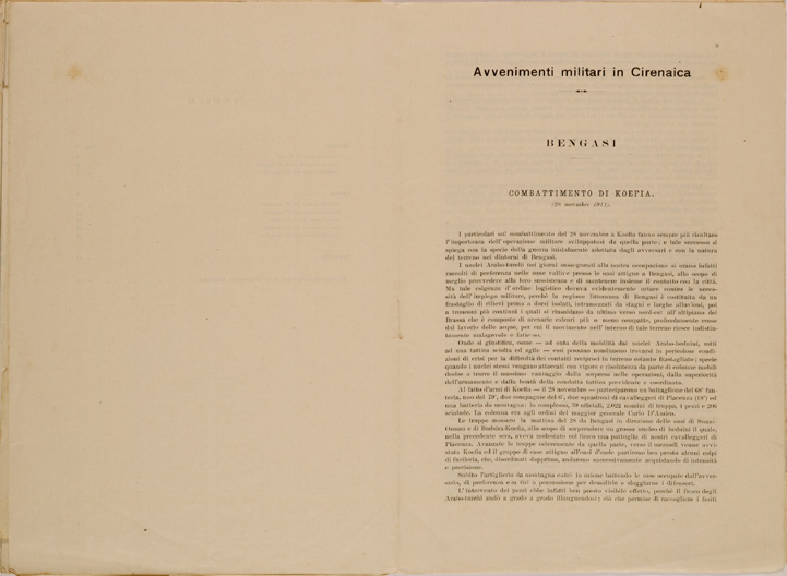 (N:30644) SPEDIZIONE IN TRIPOLITANIA ED IN CIRENAICA - BOLLETTINO N. 7 P. 5. (SE004660) Carte e stampe antiche: riproduzione a colori su carta (formato A2)