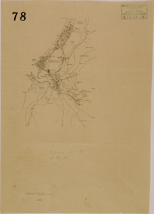 (N:30656) BENGASI. (SE004673) Carte e stampe antiche: riproduzione a colori su carta (formato A2)