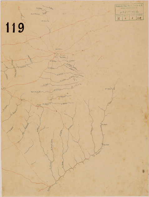 (N:30718) EL ABIAR E DINTORNI. (SE004716) Carte e stampe antiche: riproduzione a colori su carta (formato A2)