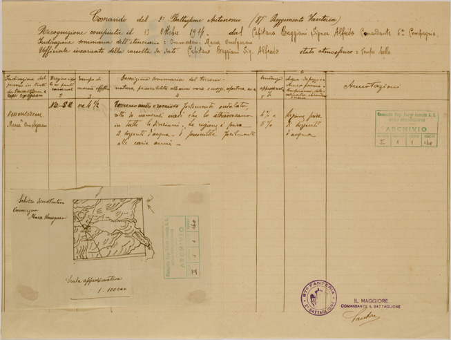 (N:30770) ITINERARIO OMMERZEM MARSA OMELGARAM. (SE004751) Carte e stampe antiche: riproduzione a colori su carta (formato A2)