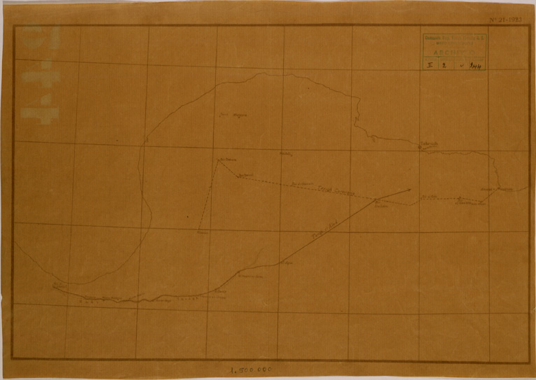(N:30977) SCHIZZO DELLA CIRENAICA. (SE004842) Carte e stampe antiche: riproduzione a colori su carta (formato A2)