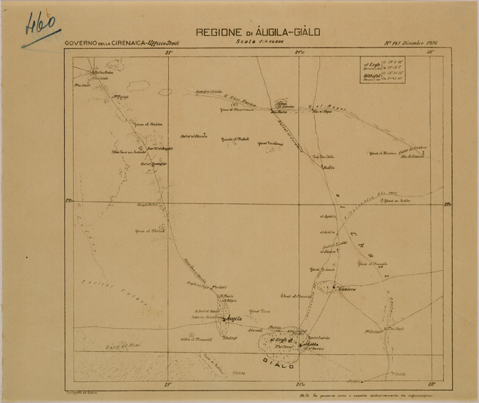 (N:31069) REGIONE DI AUGILA - GIALO. (SE005048) Carte e stampe antiche: riproduzione a colori su carta (formato A2)