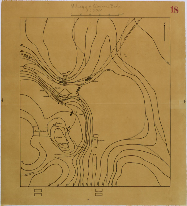 (N:31293) VILLAGGIO G. BERTA (SE005327) Carte e stampe antiche: riproduzione a colori su carta (formato A2)