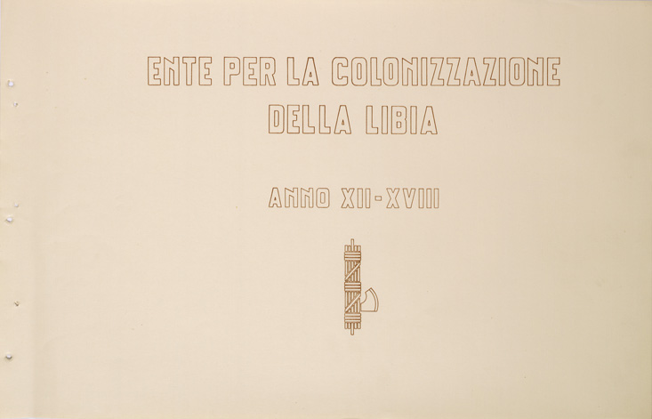 (N:31683) ENTE PER LA COLONIZZAZIONE DELLA LIBIA - TITOLO (SE005835) Carte e stampe antiche: riproduzione a colori su carta (formato A2)