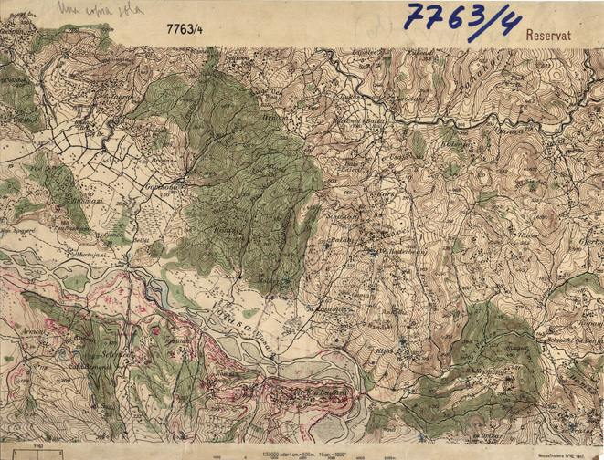(N:35313) VALONA E CORSO DEL VOJUSA - FOGLIO 7763/4 (SE006354) Carte e stampe antiche: riproduzione a colori su carta (formato A2)