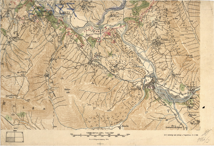 (N:35321) VALONA E CORSO DEL VOJUSA - FOGLIO 7864/3 (SE006362) Carte e stampe antiche: riproduzione a colori su carta (formato A2)
