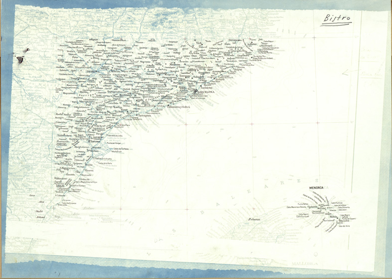 (N:33461) SPAGNA - PIRENEI ORIENTALI - MILIONESIMO AERONAUTICO - ORIGINALI A COLORI SEPARATI - TOPONOMASTICA. (SE007875) Carte e stampe antiche: riproduzione a colori su carta (formato A2)