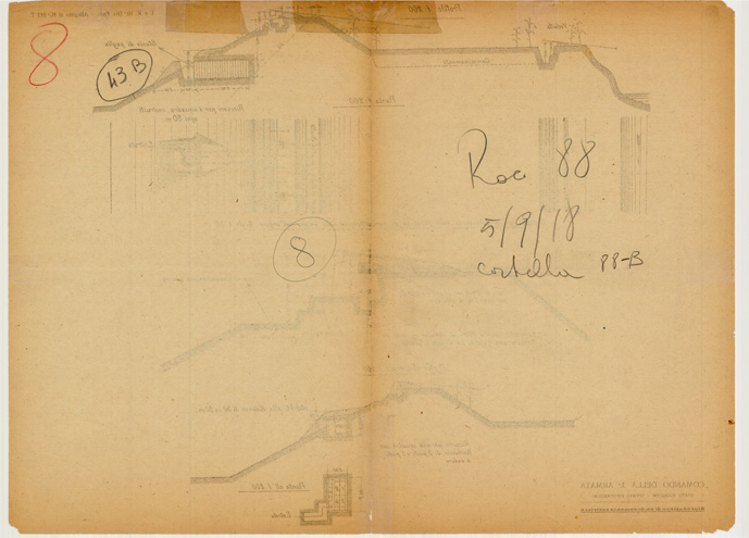 (N:34998) RIPRODUZIONE DI UN DOCUMENTO AUSTRIACO ( fronte retro) (SE008696, SE008697) Carte e stampe antiche: riproduzione a colori su carta (formato A2)