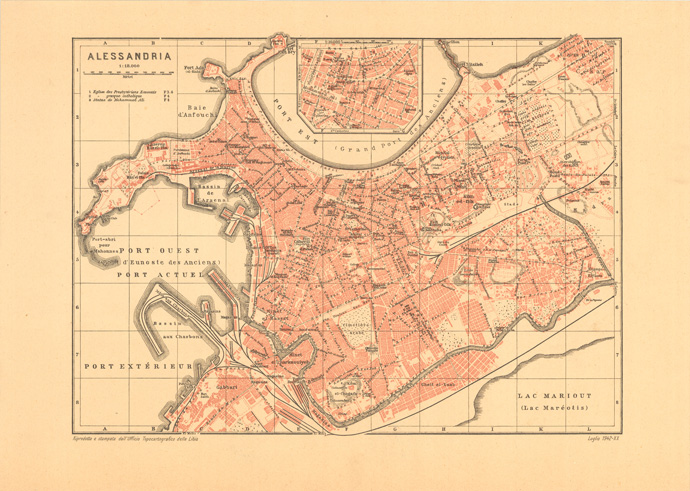 (N:36336) ALESSANDRIA (SE009498) Carte e stampe antiche: riproduzione a colori su carta (formato A2)