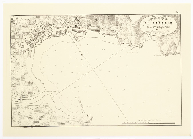 (N:10563) IL CONTRIBUTO SCIENTIFICO DELLA CARTOGRAFIA NAUTICA DELLA LIGURIA - Foglio 20 (B0003010) Carte e stampe antiche: riproduzione a colori su carta (formato A2)