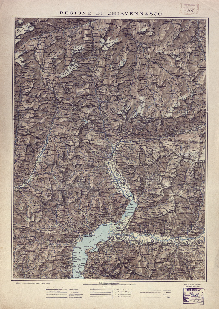 (N:14651) REGIONE DI CHIAVENNASCO (B0003156) Carte e stampe antiche: riproduzione a colori su carta (formato A2)